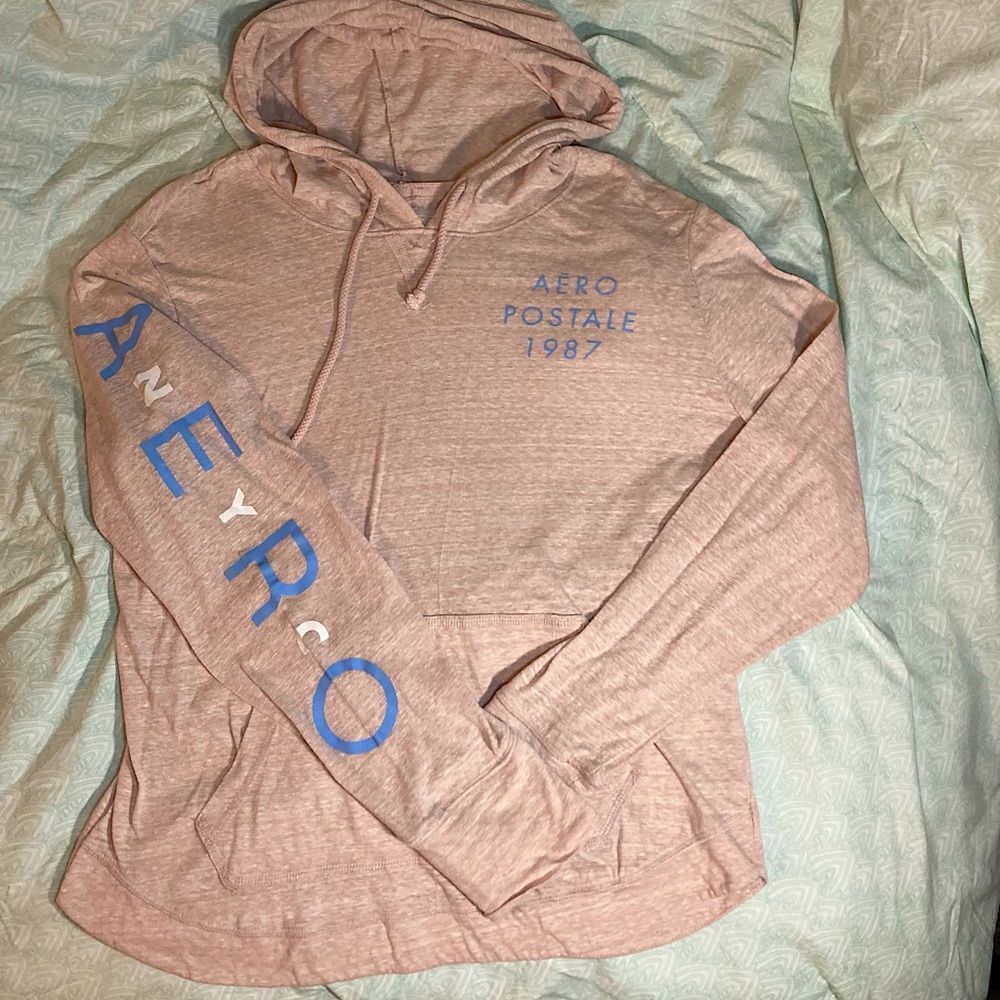 🌴Aeropostale pink hoodie tee